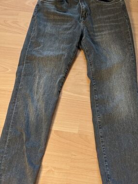 Women's Dark Wash Slim Straight Jeans - Blue Mavi